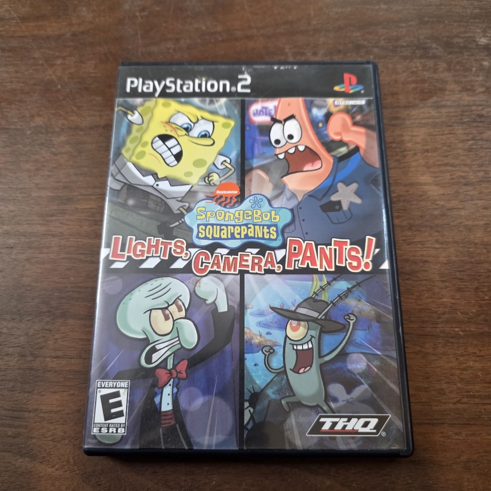 Sony PS2 SpongeBob SquarePants: Lights, Camera, Pants! Game CIB